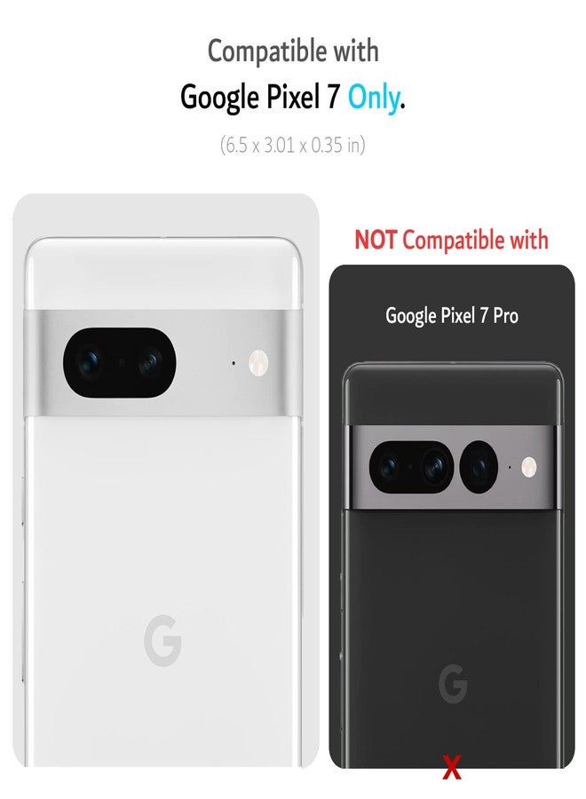 توديا جراب TUDIA Merge [بمواصفات عسكرية] مصمم خصيصًا لهاتف Google Pixel 7 (2022) - جراب حماية متين مزدوج الطبقات مقاوم للصدمات لهاتف Pixel 7 - أسود مطفي - Image 2
